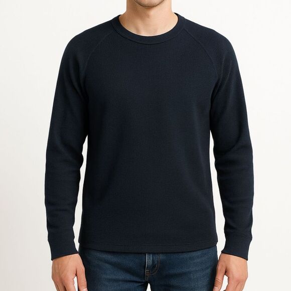 Outdoor Voices Other - Outdoor Voices Black Waffle Knit Thermal Long Sleeve Tee XL